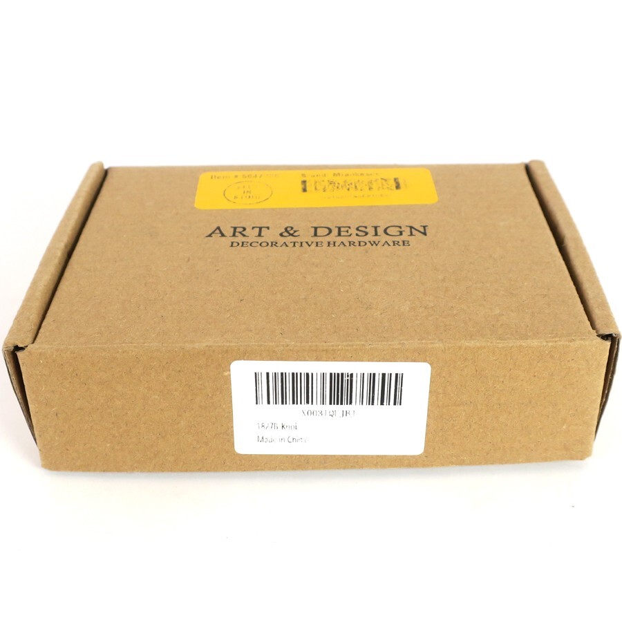Art & Design, Decorative Hardware, 1827B-Knob, Drawer/Closet Pull (6 Pack)