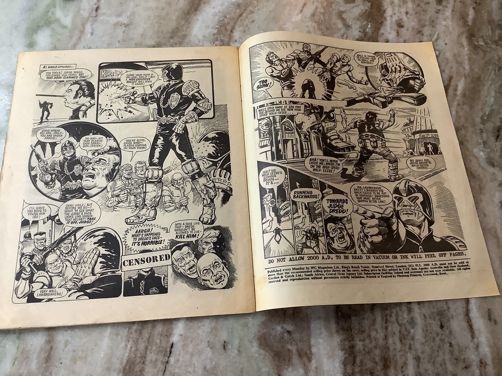 2000 A.D. Program 8 UK 1977 Comic Magazine