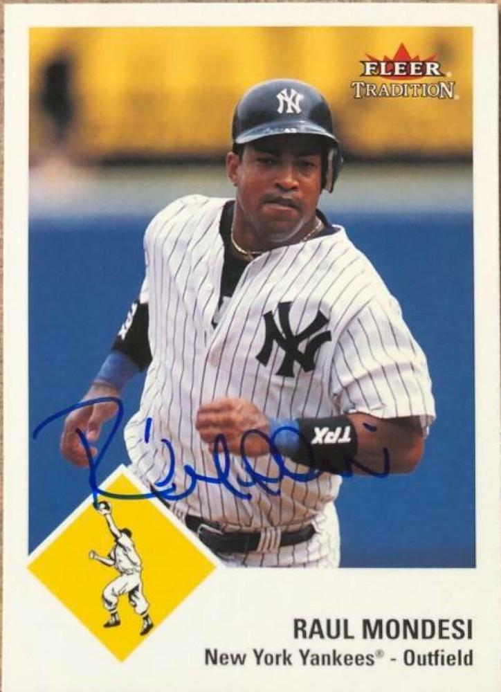 Raul Mondesi Autographed 2003 Fleer Tradition #142