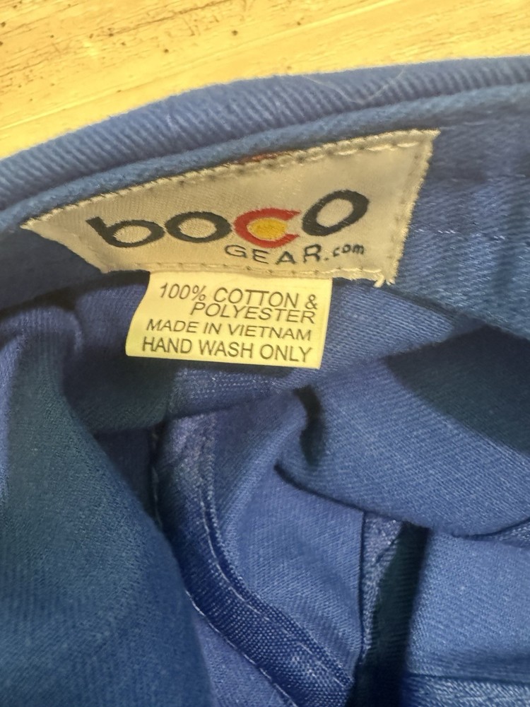 Brooks Running Cap Hat BOCO Gear Cotton Polyester Adjustable Let's Run There