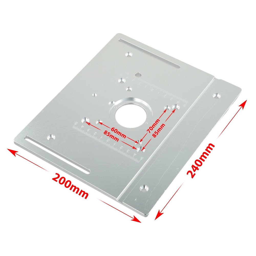 Superior Quality Aluminum Router Table Insert Plate for Woodworking Projects