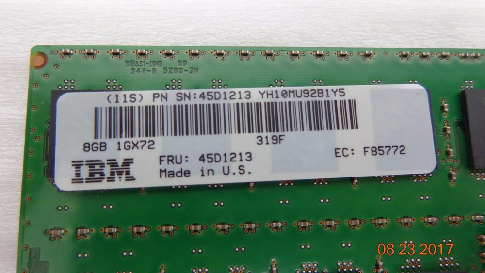 8GB Server Memory MT72HTS1G72MDY-53EE4B3 IBM 45D1213
