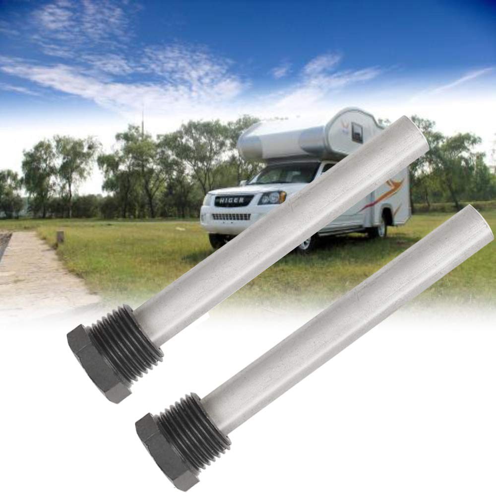 RV Water Heater Magnesium Anode Rod for Atwood Heaters, Dele 2 Pack Silver