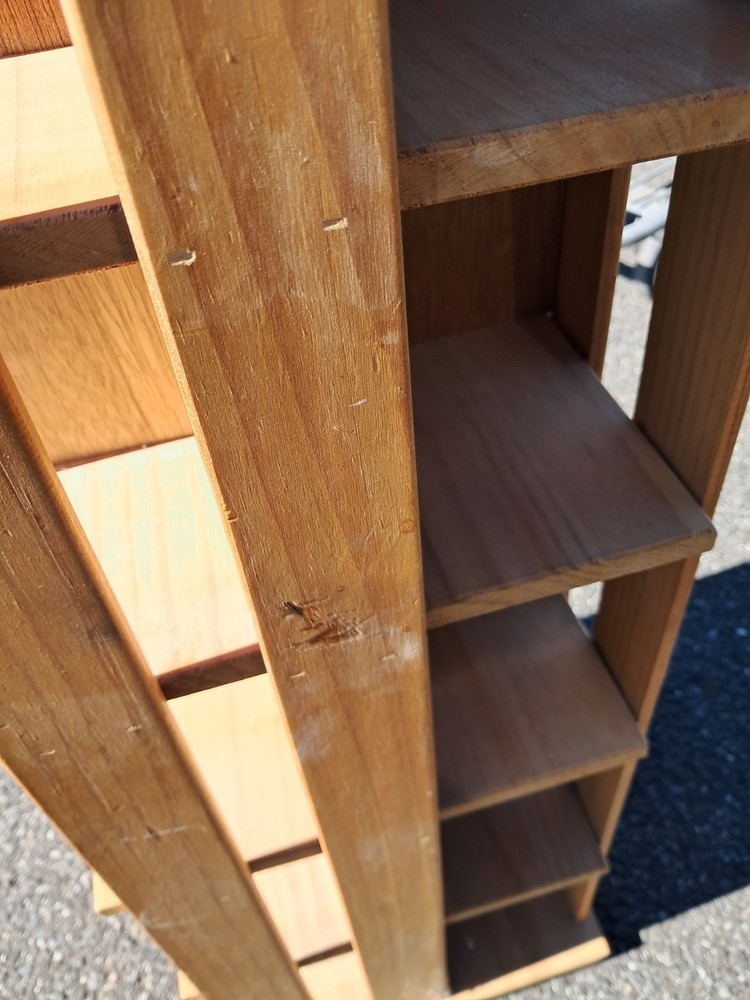 Napa Valley 200 Disk CD Wood Storage Rack