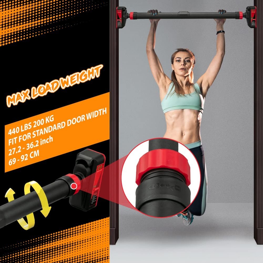 Pull Up Bar for Doorway, Strength Training Pull-up Bars, Chin Up Bar, No Screws,