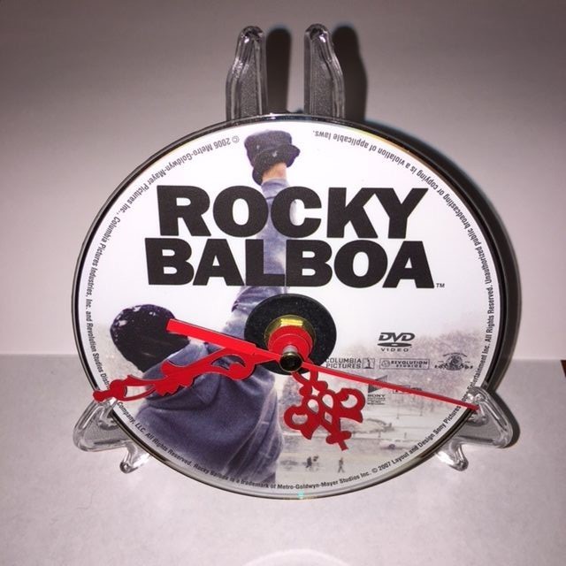 Rocky Balboa Authentic Movie DVD Clock Sylvester Stallone