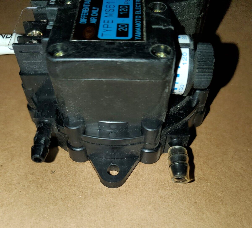 YAMAMOTO ELECTRIC DIFFERENTIAL PRESSURE SWITCH TYPE MS61H