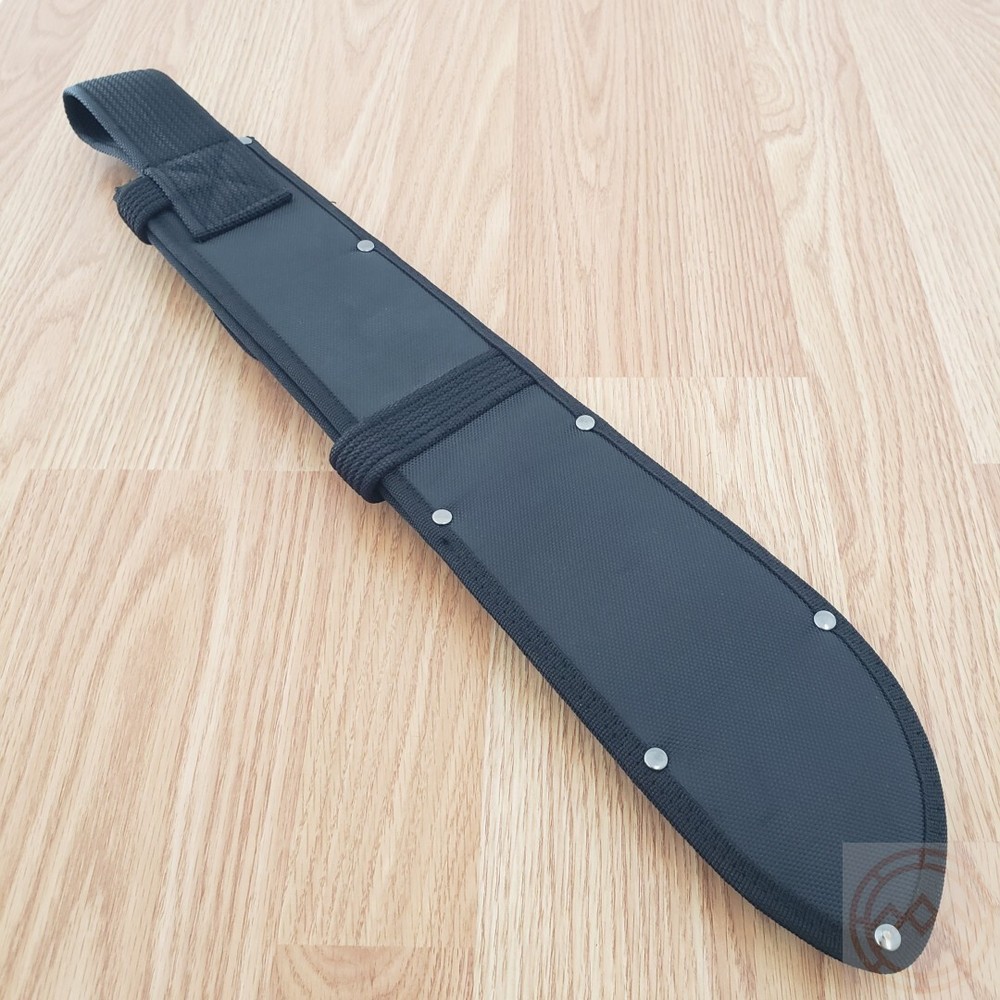 Marbles Machete Sheath Black Nylon Construction Includes Sharpening Stone w/Logo