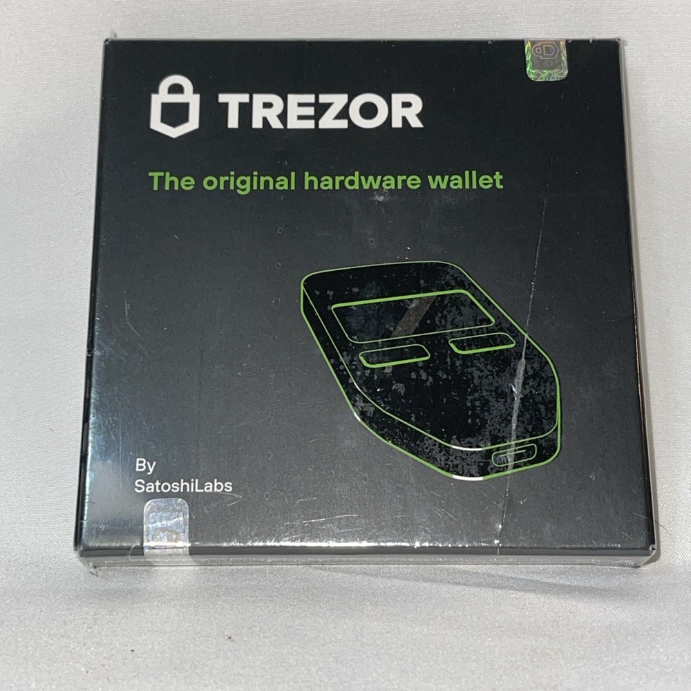 Trezor Model One Hardware Wallet - Secure Crypto Storage for BTC, ETH & More