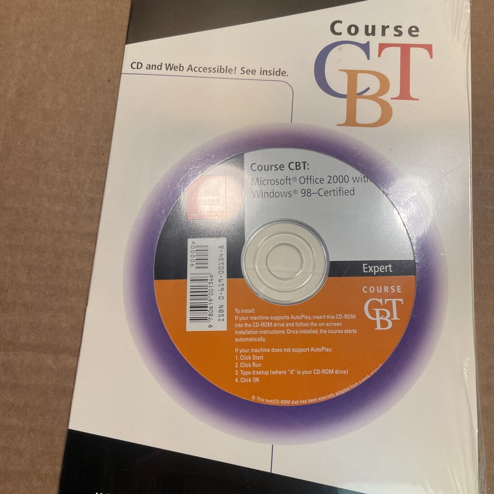 NEW Course Technology CTB Learning Software Microsoft Office 2000 w/ Windows 98