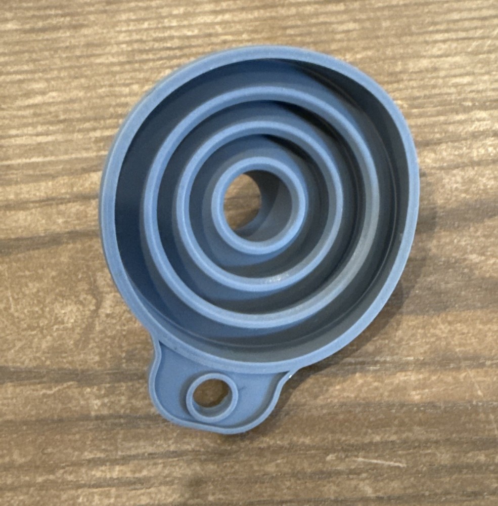 Multi-use Kitchen Funnel Small Foldable Collapsible Gray - A0221