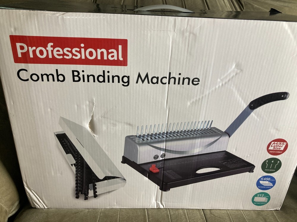 Professional Comb Binding Machine
