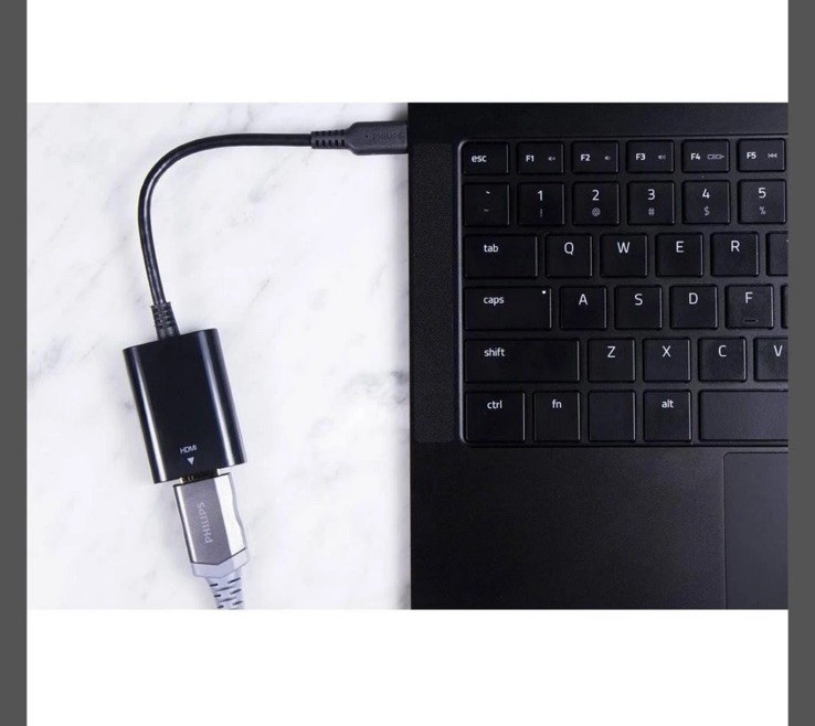 Philips USB-C to HDMI Adapter - Black