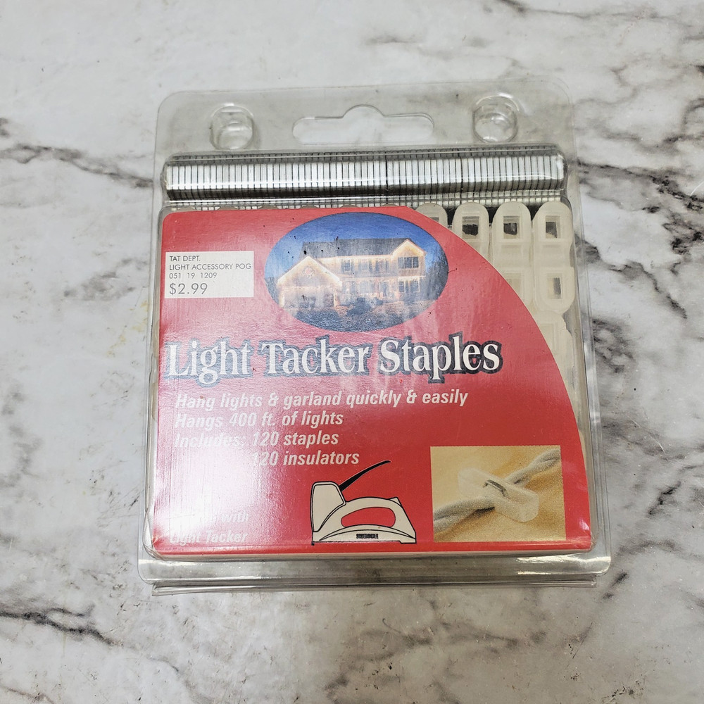 Holiday Light Staples & Insulators 1/2 L in.