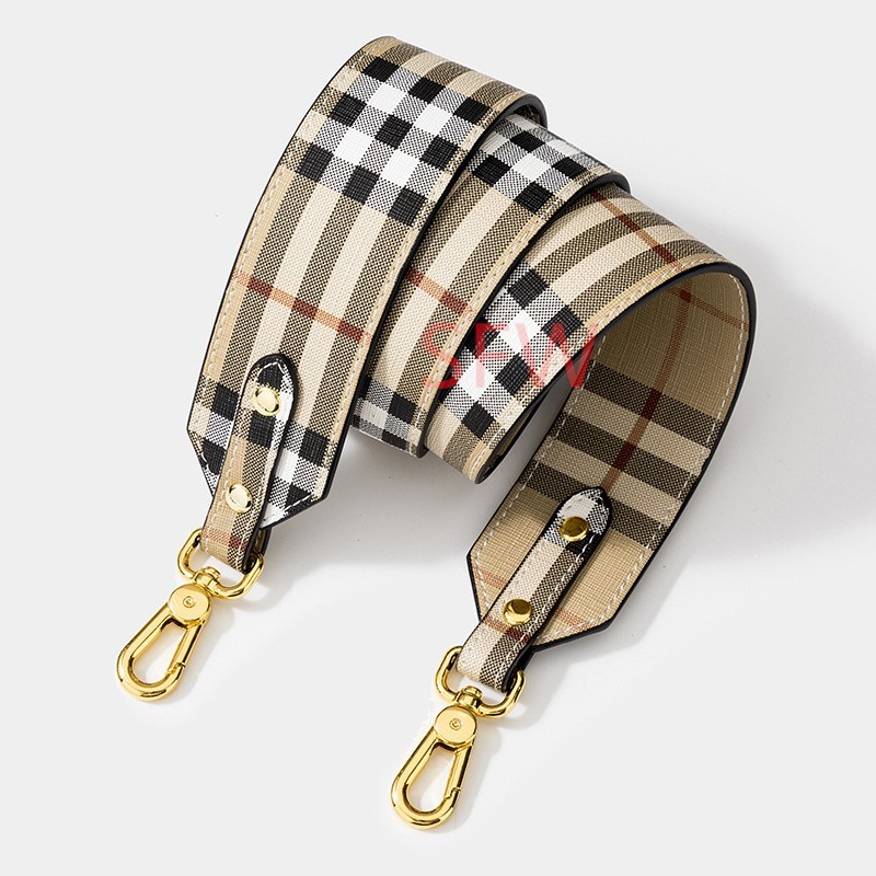Purse Strap For BURBERRY Series Handbag Replacement Leather Strap