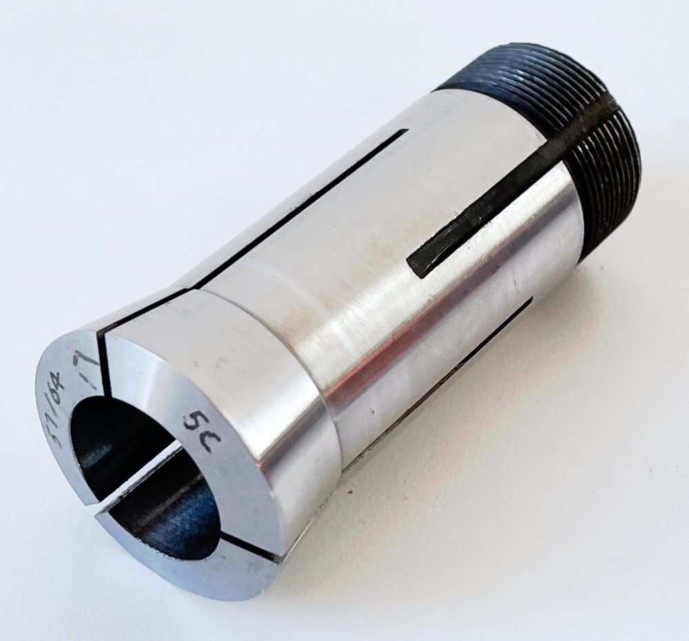 57/64" 5C Round Collet External & Internal Threads 0.8906"
