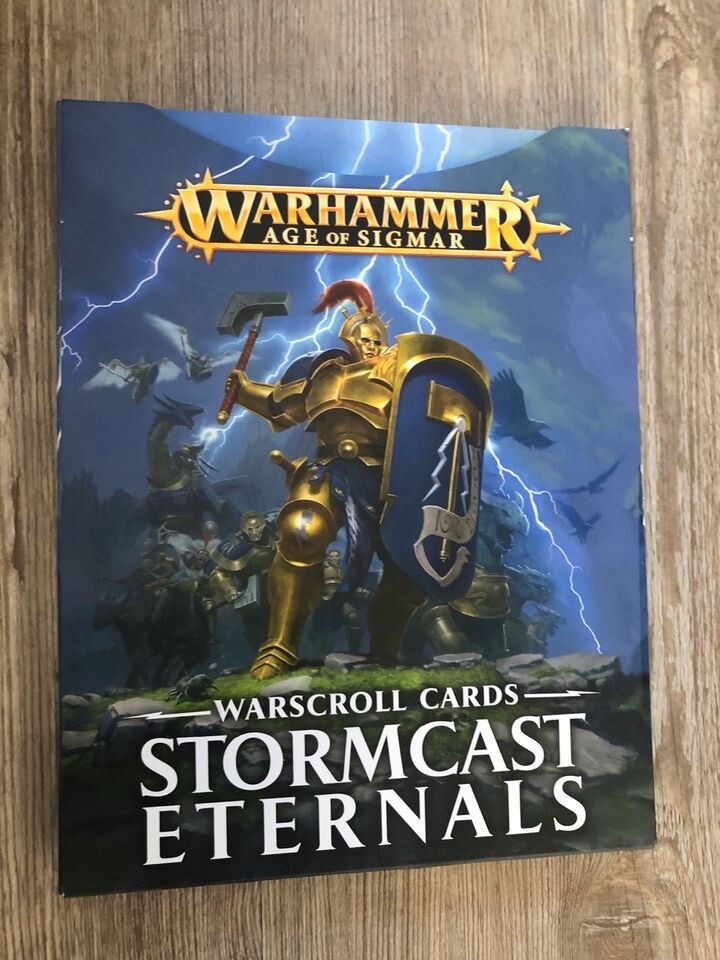 WARHAMMER STORMCAST ETERNALS WARSCROLL CARDS