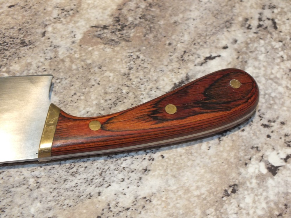 Rare John Leitch Custom Etched Large Knife 10.5" Blade