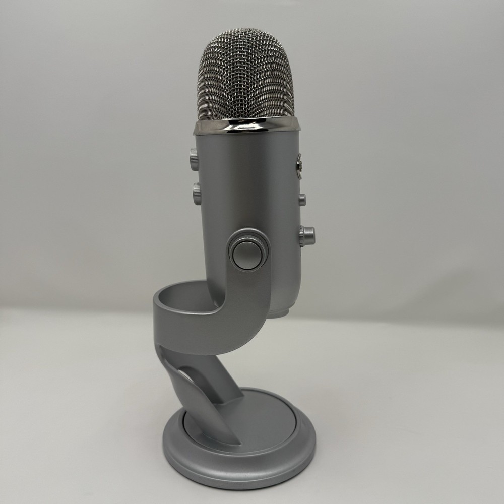 Blue Yeti Microphone Silver USB Professional High Definition Tested