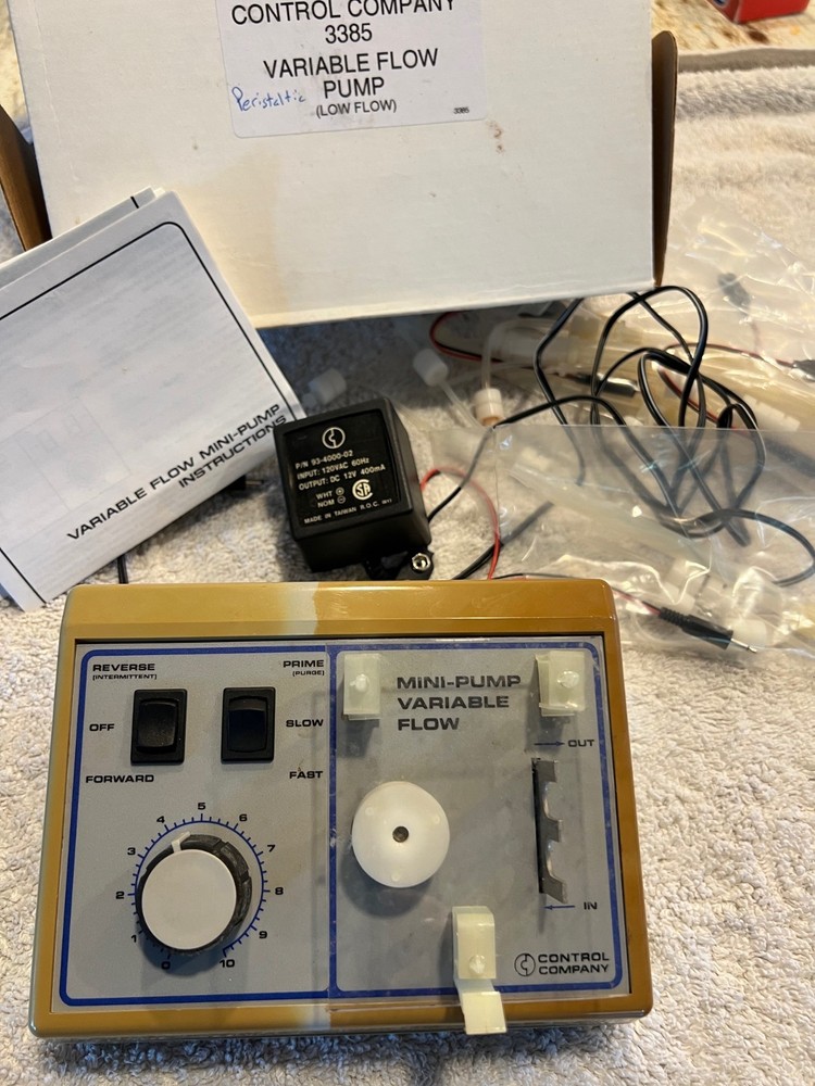 Control Company Variable-Speed Peristaltic Pump 3385