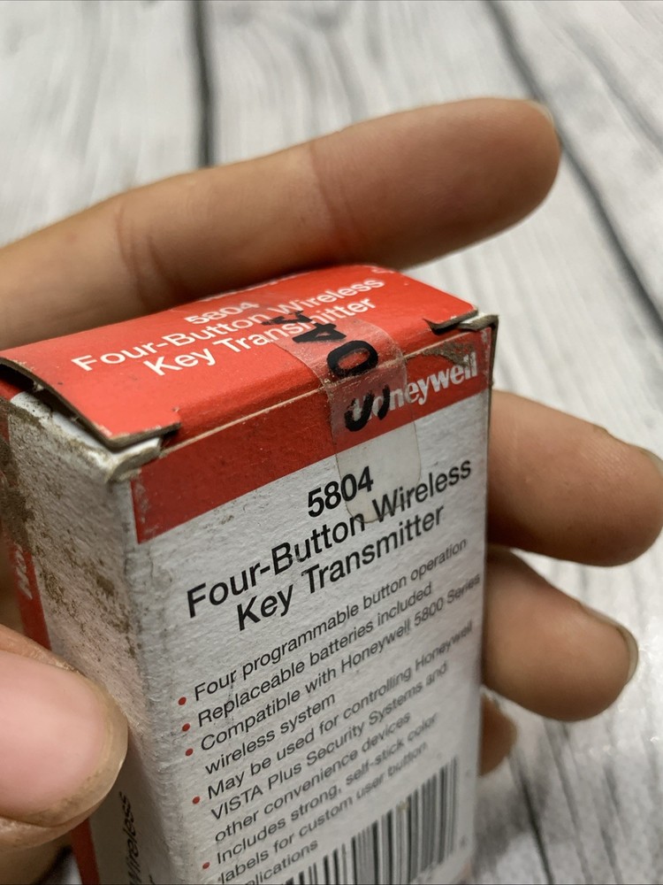 Honeywell Four-Button Wireless Key Transmitter 5804