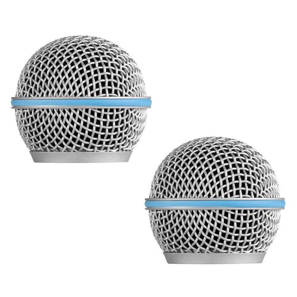 2 Pack Microphone Grille for Shure Beta 58A, Beta 58M, Beta 58MR mic Windscreen