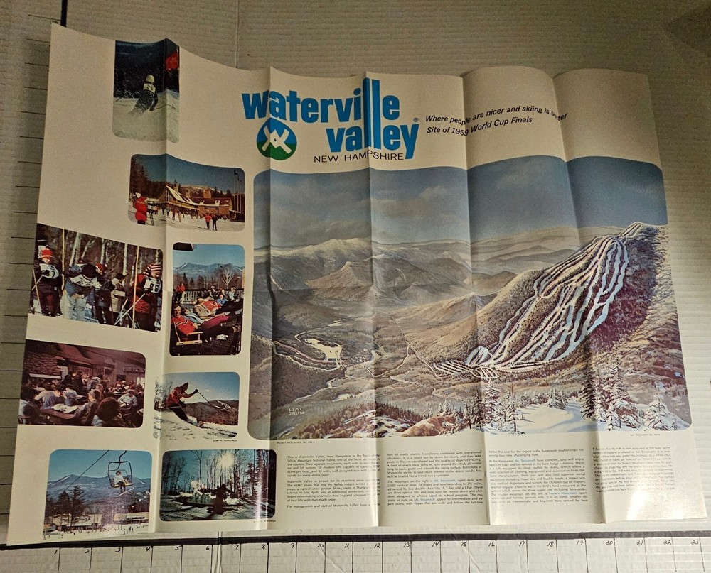 1969/70 WATERVILLE VALLEY SKI AREA BROCHURE. MINT SEE DESCRIPTION