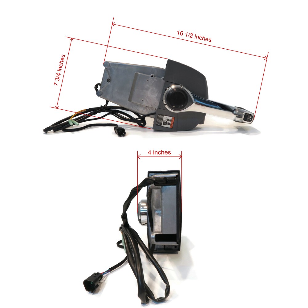 Remote Throttle Control for Johnson & Evinrude 0176371 & 176371, Binnacle Mount