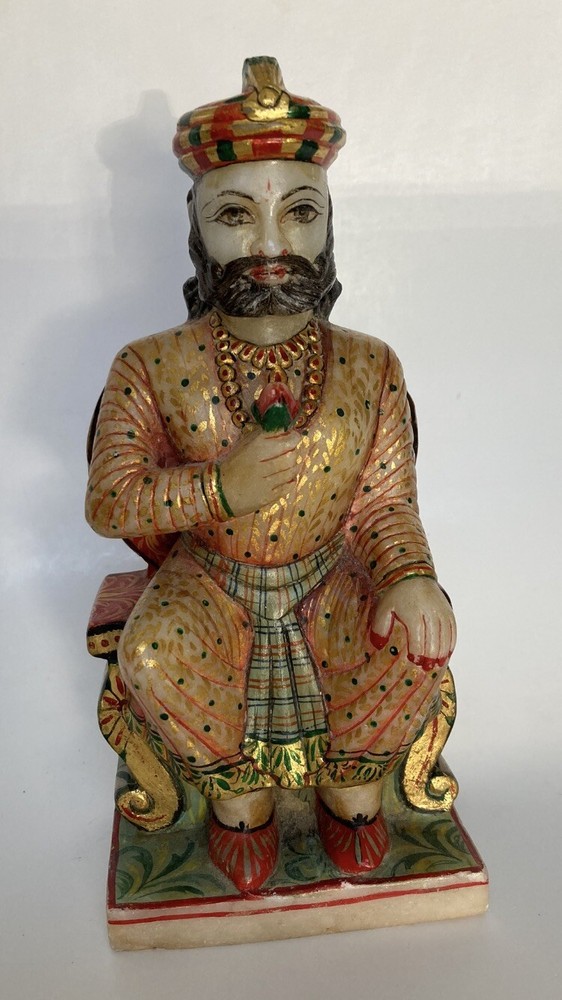 Antique Indian Soapstone Maharaja