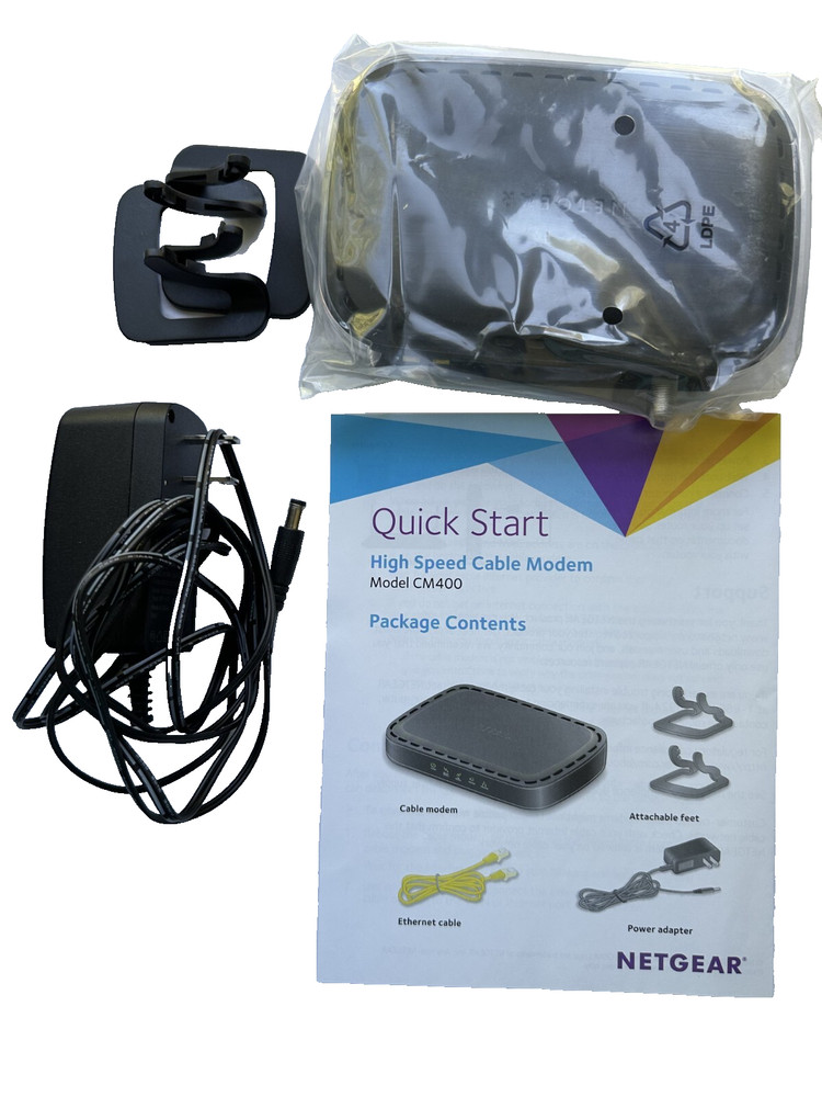Netgear CM400 Docsis 3.0 Cable Modem New - Open Box