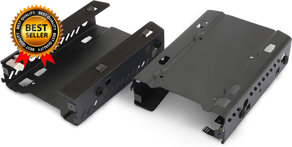 - Stackable 3.5" HDD Bracket Duo Pack Cases Ph-Hddkt_03,Black