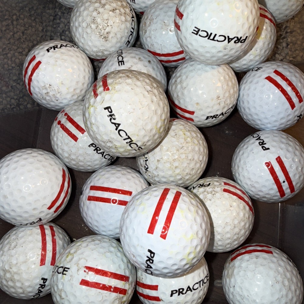 Golf balls practice shag￼range