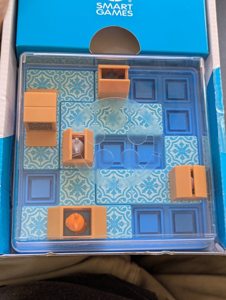 CATS & BOXES Single Player Logic Board Game 100% COMPLETE 2022