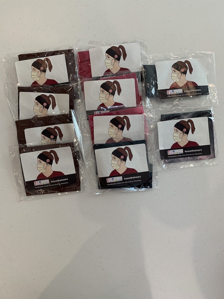 head bend hold for face masks