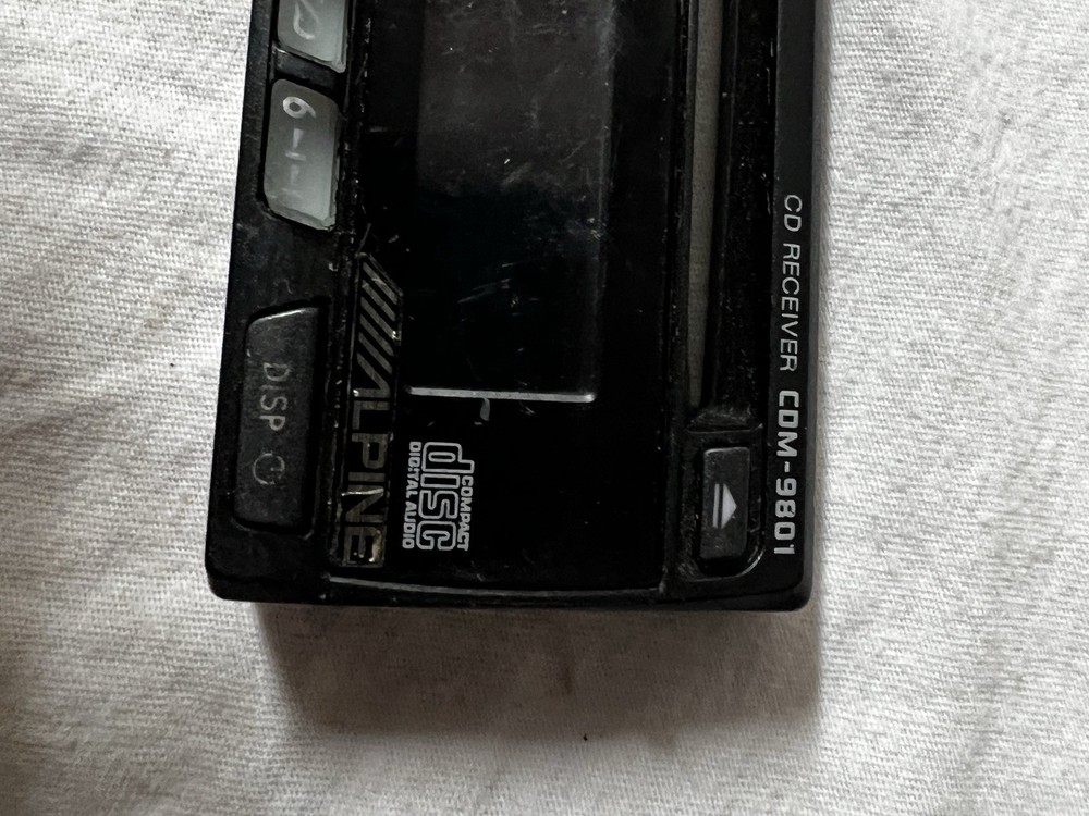 Alpine CDM-9801 Cd Receiver Faceplate Only*************