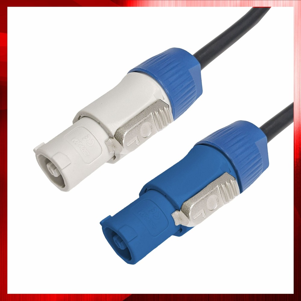 PowerCON to PowerCON Professional Audio Cable