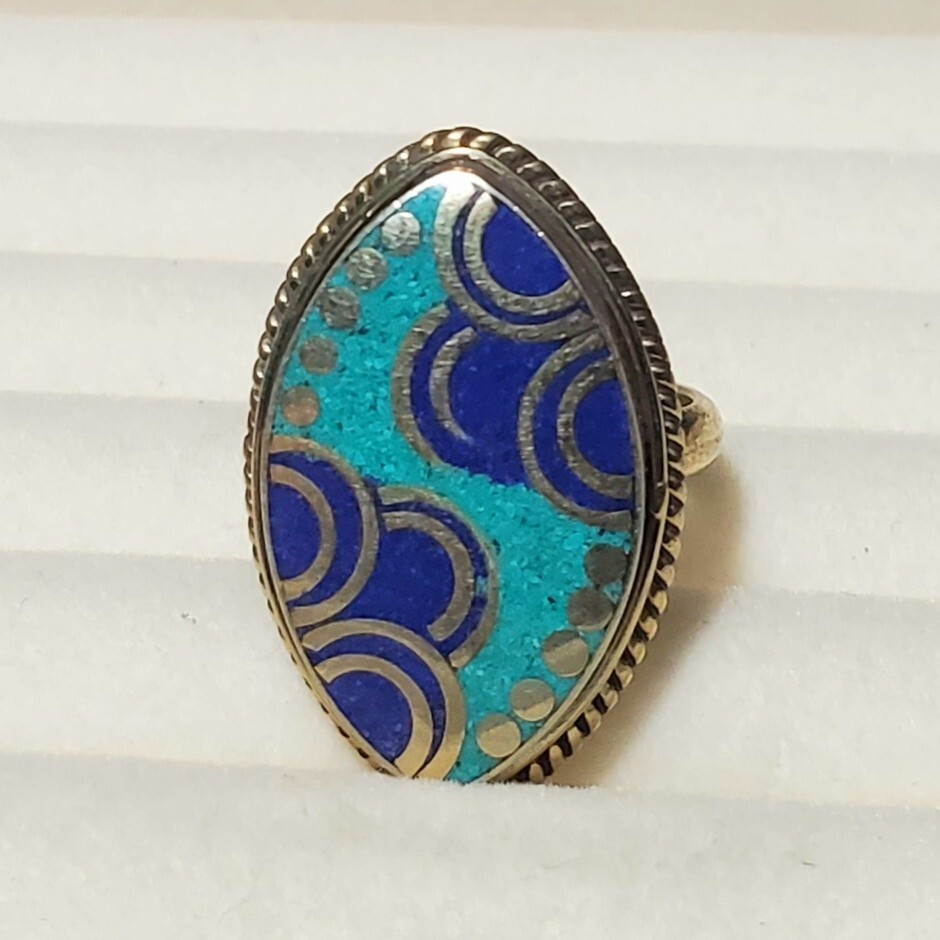 Lapis Turquoise Ring