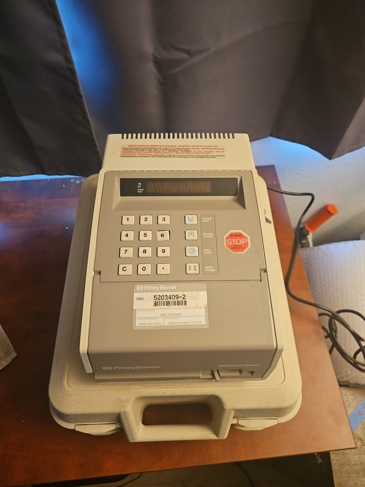 PITNEY BOWES MAIL POSTAGE By PHONE Moeldel 6900