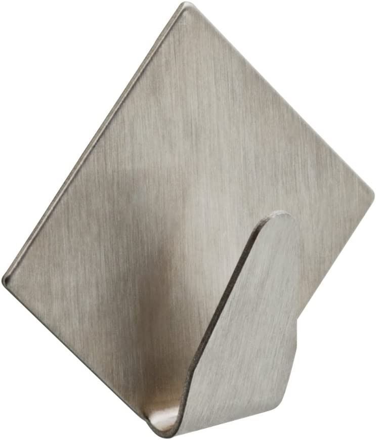 (4-Pack) Medium Metal Wall Hook Stainless