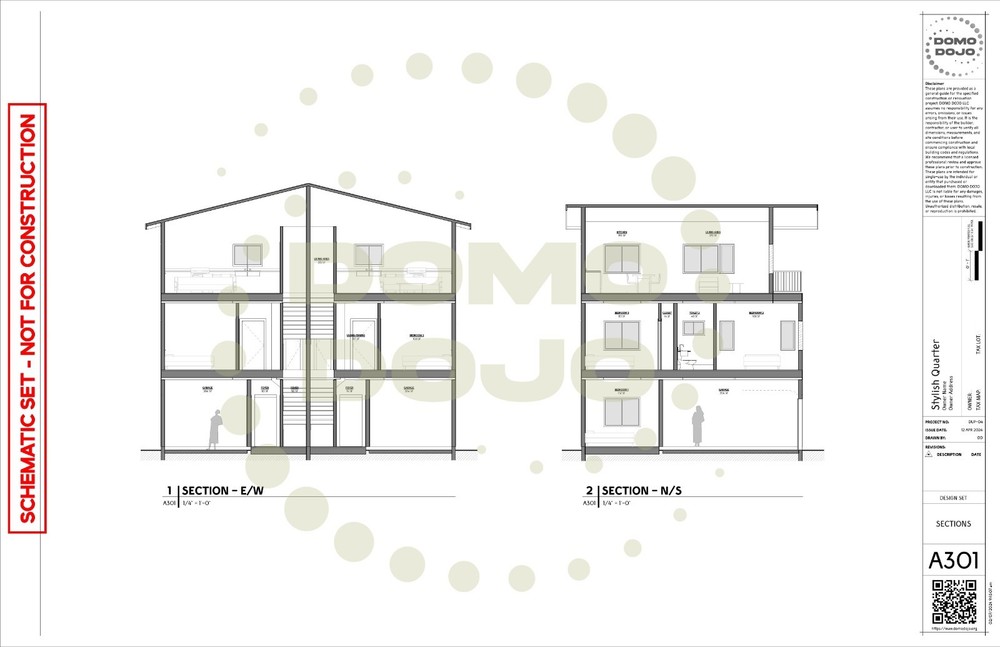 Stylish Quarter Duplex Plans – PDF Downloadable Blueprint