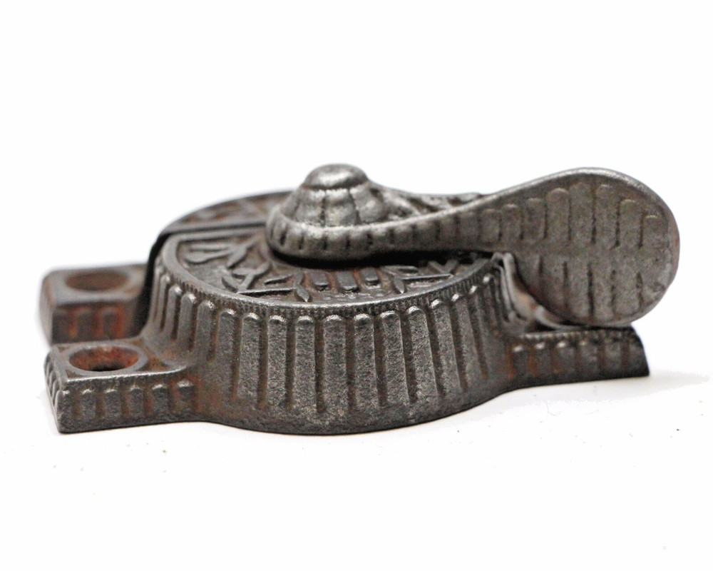 Aesthetic Cast Iron Windsor Window Lock with Keeper