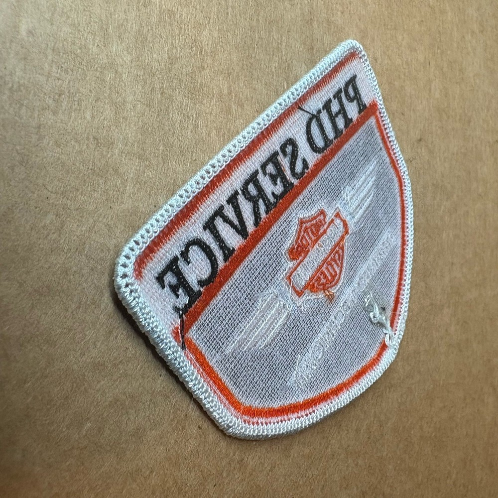 Harley-Davidson Patch PHD Service Trained Technician , 3-3/4" Sew or Iron On New