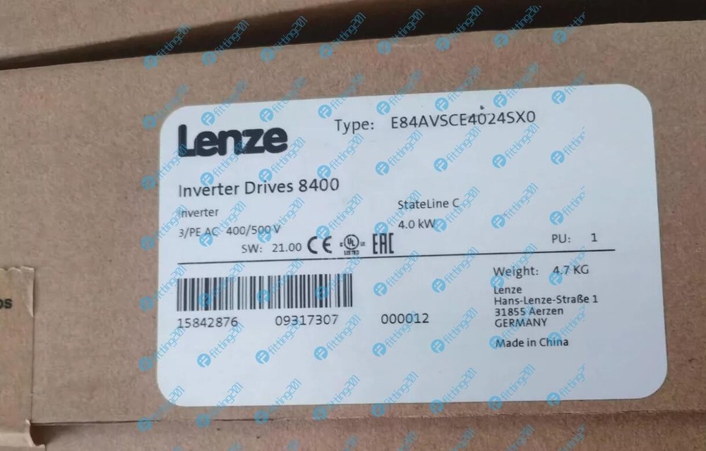 1PCS NEW Lenze Inverter E84AVSCE4024SX0
