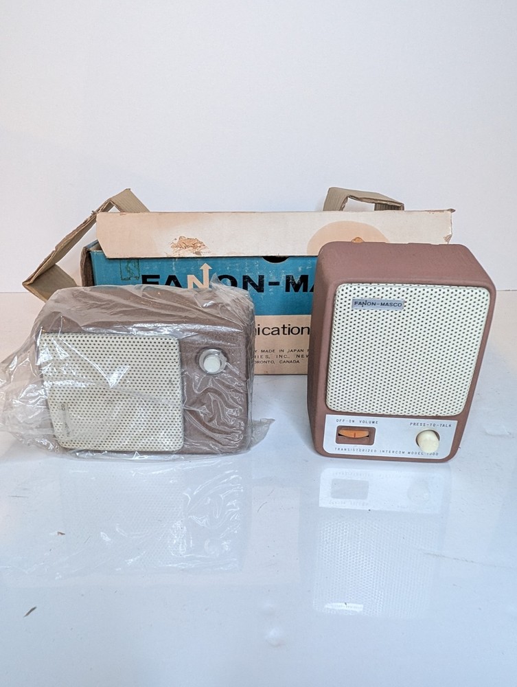 Fanon-Masco EC-2 Intercom System 9V Battery Powered In Original Packaging
