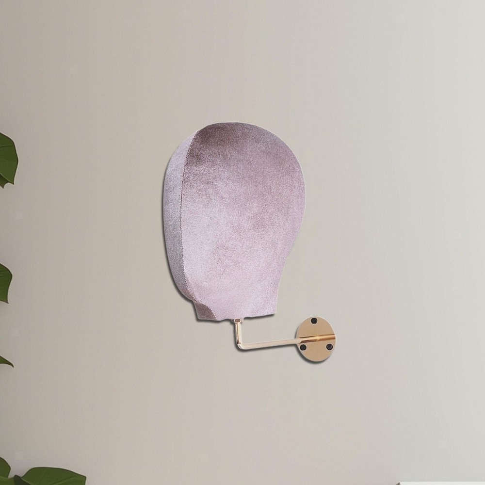 Mannequin Head Model Wall Mounted Hat Display Head Hat Wig Display Stand for