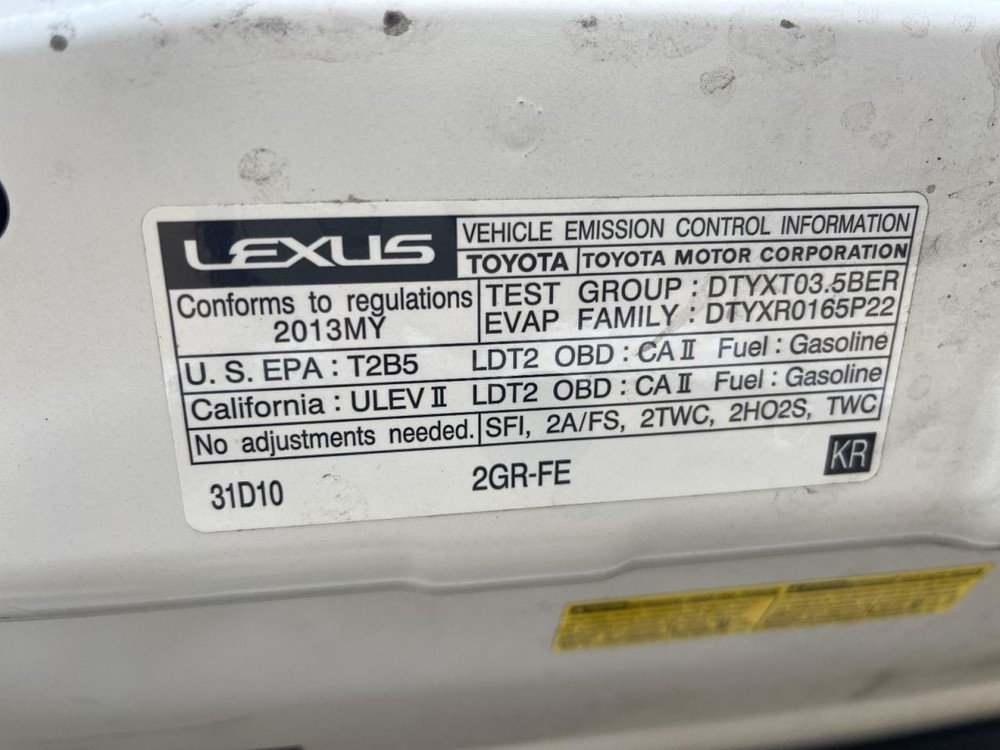 Information Display Screen 2010-2014 LEXUS RX350 Front Dash Mtd 984786