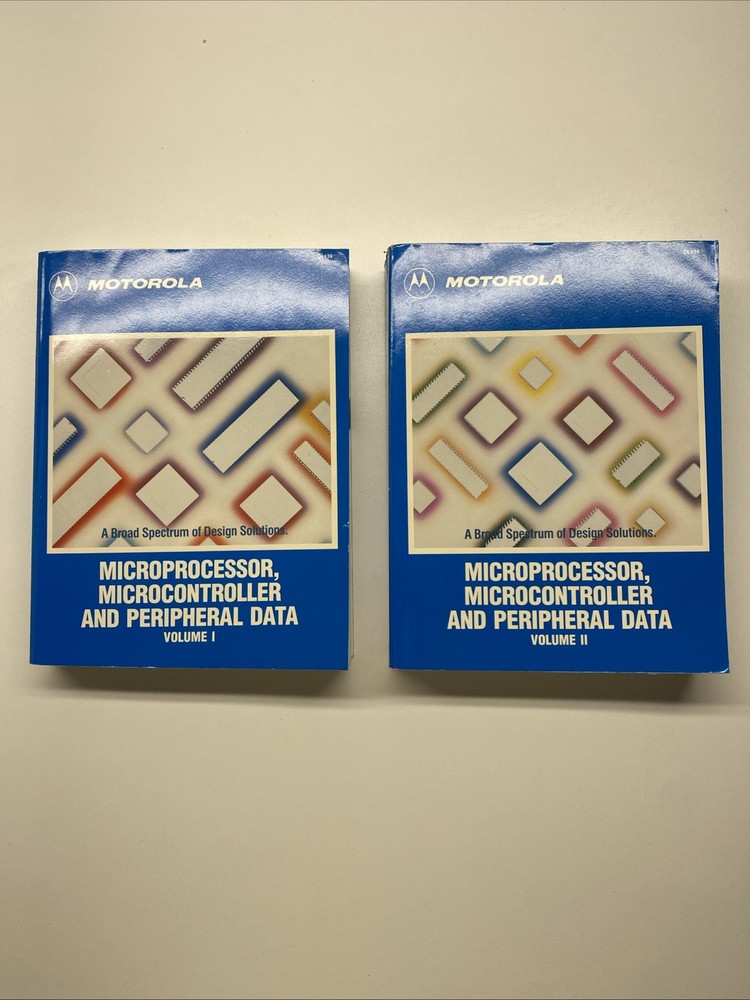 Motorola Microprocessor, Microcontroller and peripheral data Vol. I&II,1988..B87