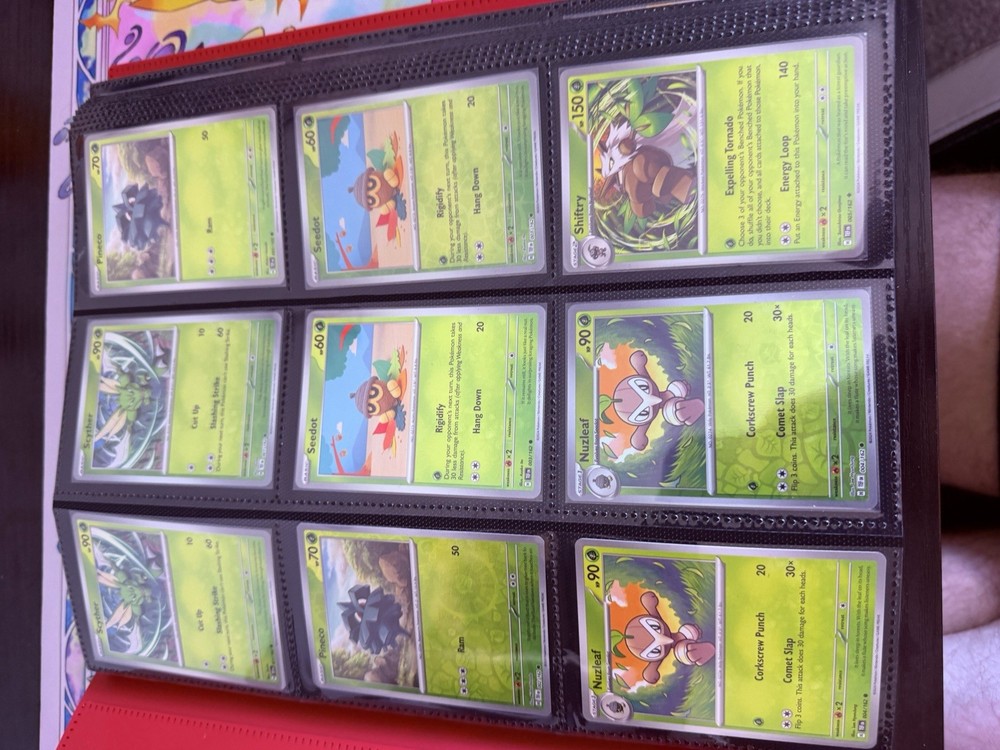 Temporal Forces Complete Base master Set Reverse Holos, EXS with 9 pocket binder