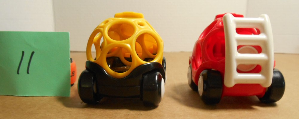 Oball Go Grippers Fire Engine and School Bus G11