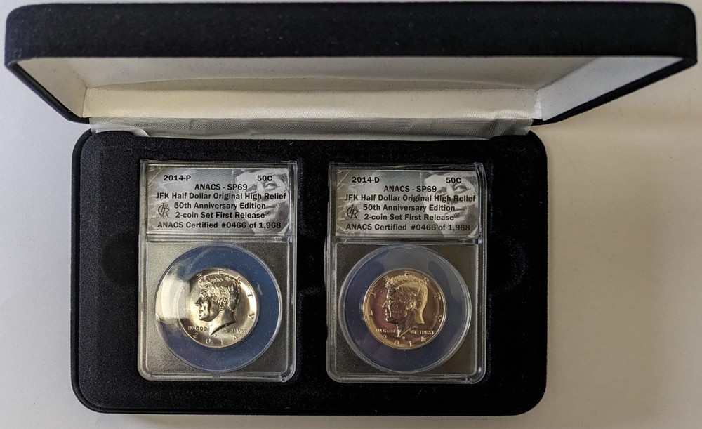 2014-P&D 50C 2-Pc Set 50th Anniv (Special Strike)